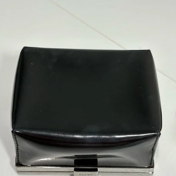 Authentic GUCCI Black patent Leather Accessory jewelry Box cards and certificate - Picture 6 of 12